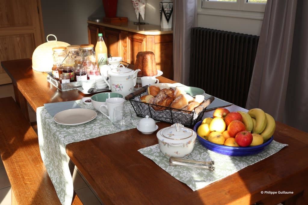  petit déjeuner en chambre d'hôtes près du Marquenterre, les beaux jours en Baie de somme