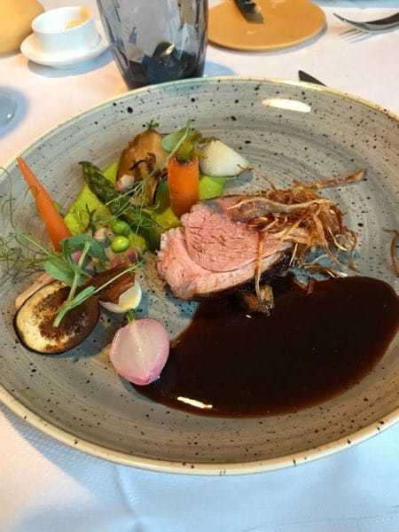 Agneau de pré salé. Restaurant la Clé des Champs à Favières en Baie de Somme.