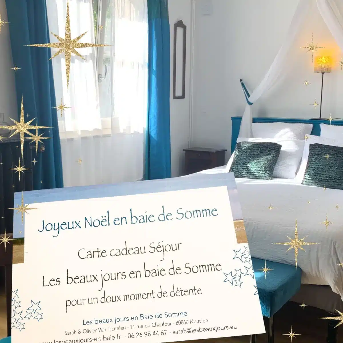 coffert cadeau pour un séjour en baie de somme aux beaux jours coffret cadeau Noël en baie de Somme